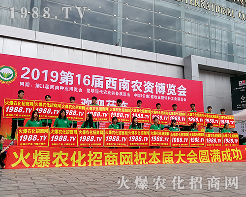     1988.TV在2019西南農(nóng)資博覽會全力以赴