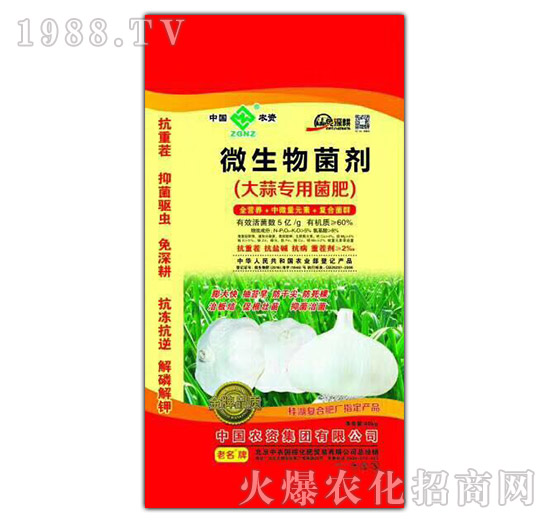 大蒜專用微生物菌劑-中農(nóng)