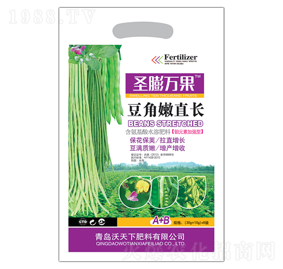 豆角嫩直長-圣膨萬果-沃天下