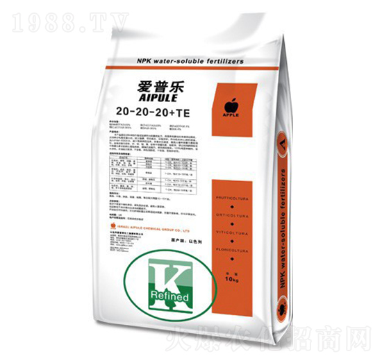 大量元素水溶肥20-20-20+TE-愛(ài)普爾-華墾宜農(nóng)