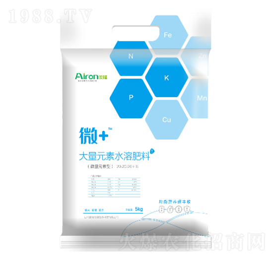 平衡型大量元素水溶肥料20-20-20+TE-微+-愛隆
