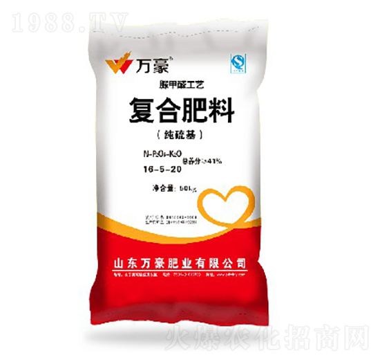 經(jīng)濟(jì)作物專用脲甲醛復(fù)合肥料16-5-20-萬(wàn)豪