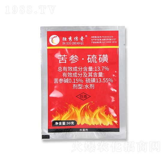 13.7%苦參·硫磺（30克） 獨(dú)秀傳奇