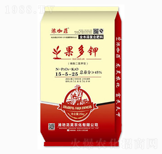 全水溶復合肥料15-5-25-果多鉀-龍昊肥業(yè)