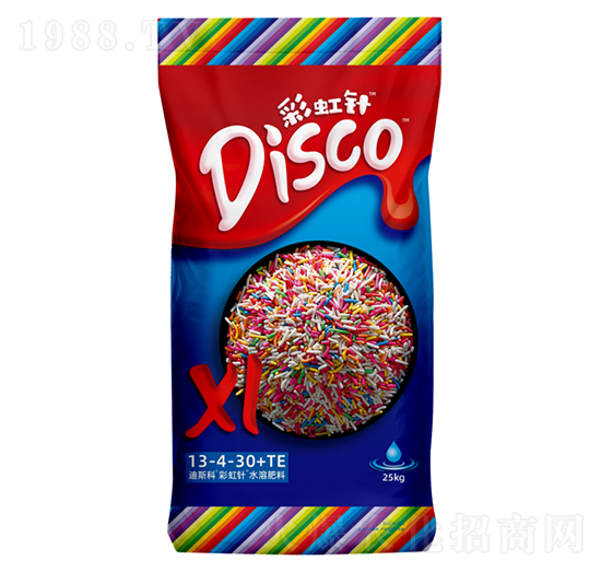 彩虹針水溶肥料13-4-30+TE-迪斯科