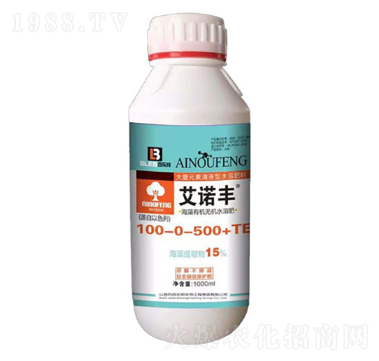 海藻有機(jī)無機(jī)水溶肥100-0-500+TE-艾諾豐-百樂邦