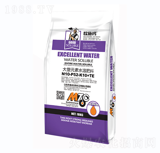 大量元素水溶肥10-52-10+TE-一撒寶來