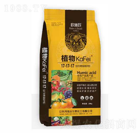 含礦源黃腐酸鉀型17-17-17-一撒寶來