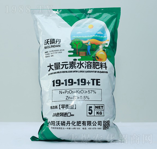 大量元素水溶肥19-19-19+TE-綠展肥業(yè)