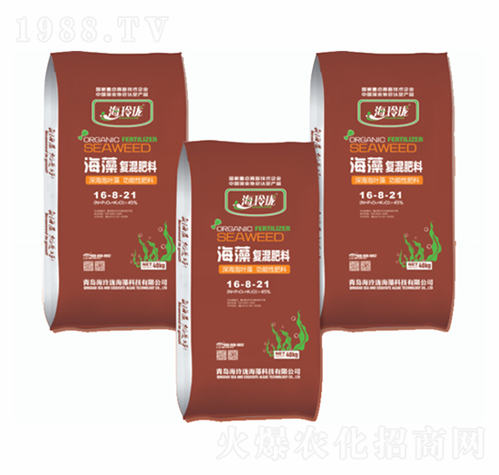 海藻復混肥料16-8-21-海玲瓏