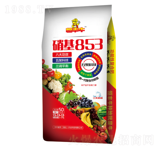 硝基853功能肥15-15-15-恒豐牛-凱龍楚興