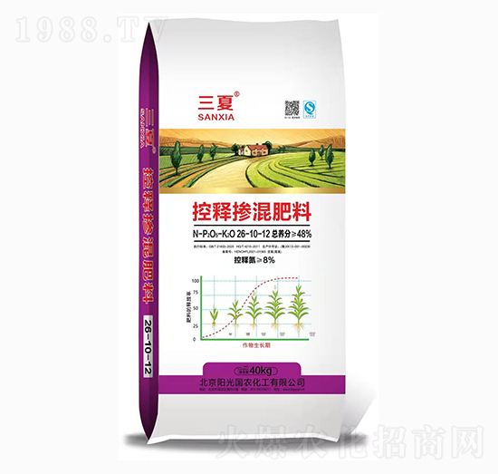 控釋摻混肥料26-10-12-三夏-陽光國農(nóng)