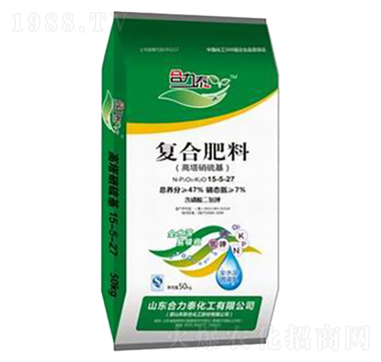 高塔硝硫基復(fù)合肥料15-5-27-合力泰
