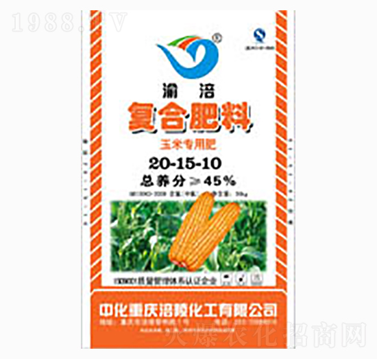 玉米專(zhuān)用復(fù)合肥料20-15-10-涪陵化工