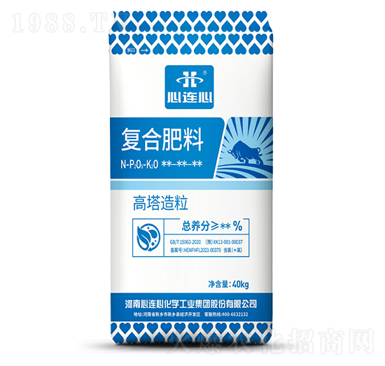 高塔造粒復合肥料-心連心