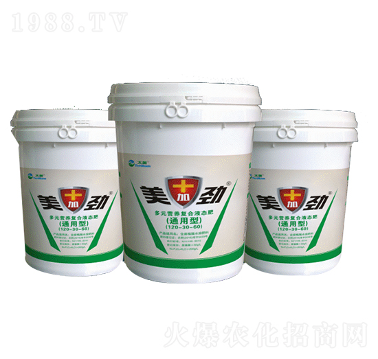 美加勁通用型多元營(yíng)養(yǎng)復(fù)合液態(tài)肥120-30-60-太美
