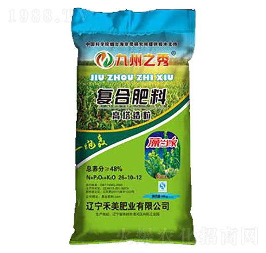 高塔造粒復(fù)合肥料26-10-12-九州之秀-愛(ài)爾法