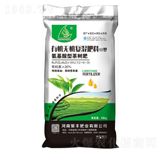 氨基酸型茶樹肥有機(jī)無機(jī)復(fù)混12-0-3-聚豐肥業(yè)