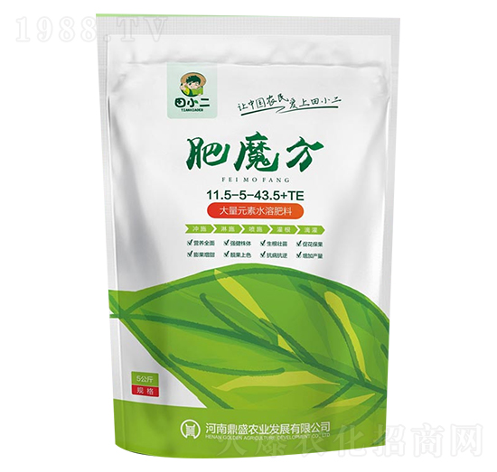 大量元素水溶肥料11.5-5-43.5+TE-肥魔方-鼎盛農(nóng)業(yè)