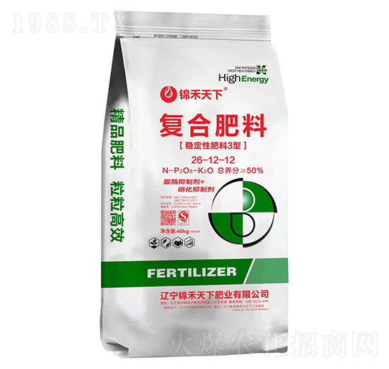 穩(wěn)定性肥料3型復(fù)合肥料26-12-12-大慶大化