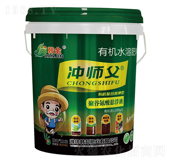 有機螯合高鉀型聚谷氨酸懸浮液-沖師父-韓金-韓邦肥業(yè)