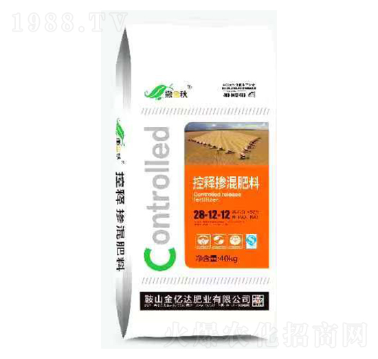 52%控釋摻混肥料28-12-12-撒金秋-金億達肥業(yè)