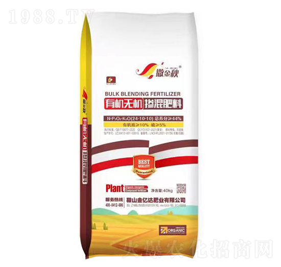 有機(jī)無機(jī)摻混肥料24-10-10-撒金秋-金億達(dá)肥業(yè)