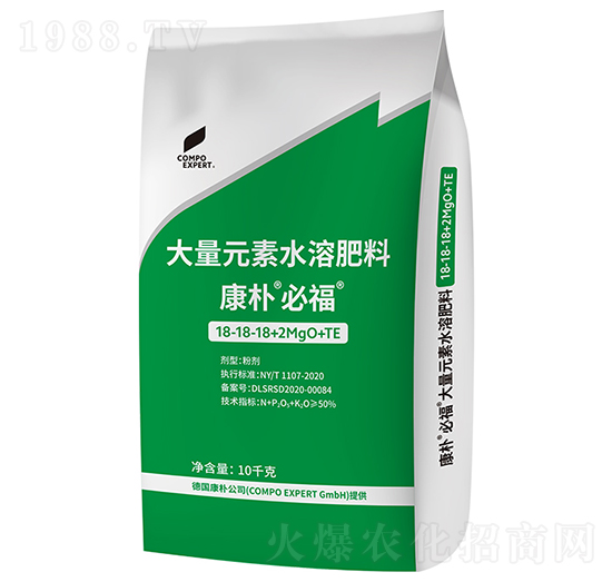 康樸必福大量元素水溶肥料18-18-18+2MgO+TE-康樸
