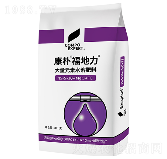 康樸福地力水溶肥15-5-30+MgO+TE-康樸