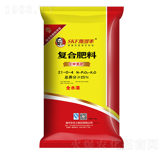 50kg含鉀氮肥21-0-4-賽洋化工