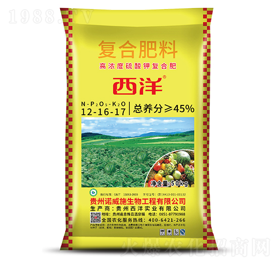 復(fù)合肥料12-16-17-諾威施生物