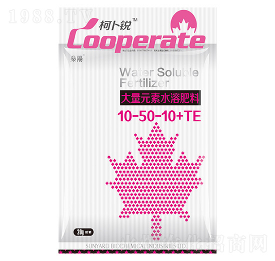 大量元素水溶肥料10-50-10+TE-柯卜銳-燊陽(yáng)化工