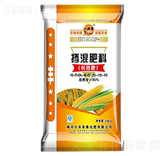 長效摻混肥料25-10-10-一粒全-阜康化肥