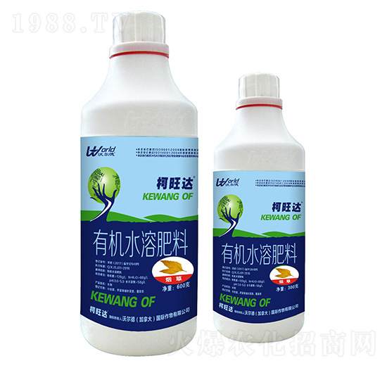 600g煙草需配有機水溶肥-柯旺達-沃爾德農業(yè)