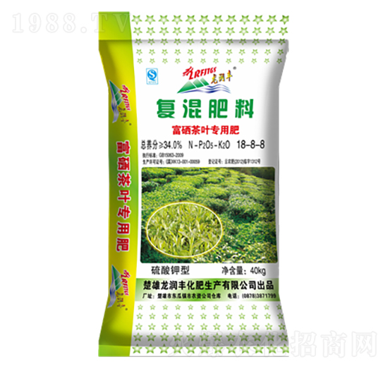 富硒茶葉專用復(fù)混肥料18-8-8-龍潤(rùn)豐
