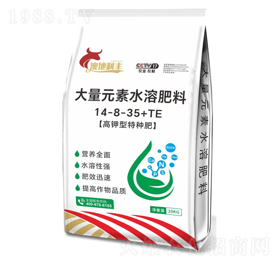 20kg�ߵ��ʹ���Ԫ��ˮ�ܷ���14-8-35+TE-�ĵ����S-���r(n��ng)����