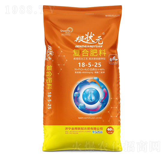 硫酸鉀型復合肥料18-5-25-根狀元-金網聯