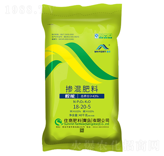 夢豐控釋摻混肥18-20-5-住商肥料