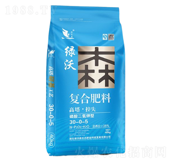 磷酸二氫鉀型復(fù)合肥料30-0-5-綠沃森