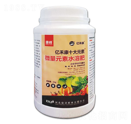 微量元素水溶肥料-億禾康十大元素-康諾肥業(yè)