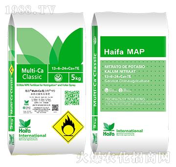 多功能性水溶肥13-6-24+Ca+TE-魔力鈣1號(hào)-海法科貿(mào)