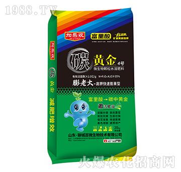 高鉀快速膨果型微生物顆粒水溶肥料-黃金4號-加樂收-百微生物
