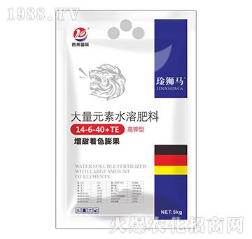 高鉀型大量元素水溶肥料14-6-40+TE-琻獅馬-泰來
