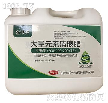 平衡型大量元素清液肥-金沛齊-紅樂