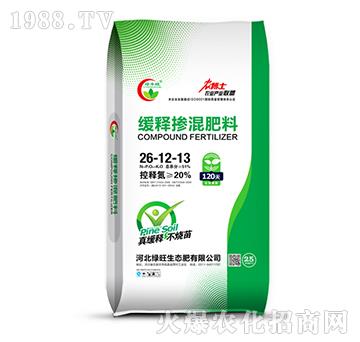 緩釋摻混肥料26-12-13（綠袋）-綠豐旺-綠旺