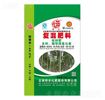 桉樹專用復(fù)混肥料18-12-10-祥豐