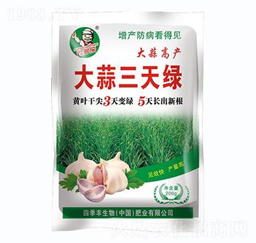 大蒜三天綠-四季豐