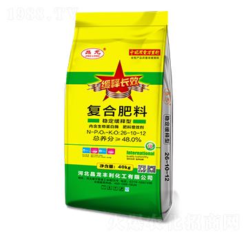 穩(wěn)定緩釋型復(fù)合肥料26-10-12-晶龍