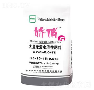 大量元素水溶肥25-10-15+0.5TE-嬌俏-潤杰農(nóng)科