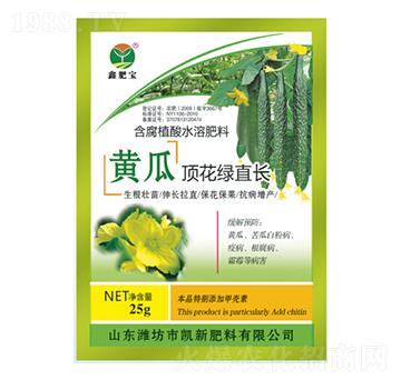 黃瓜頂花綠直長-潤田肥料